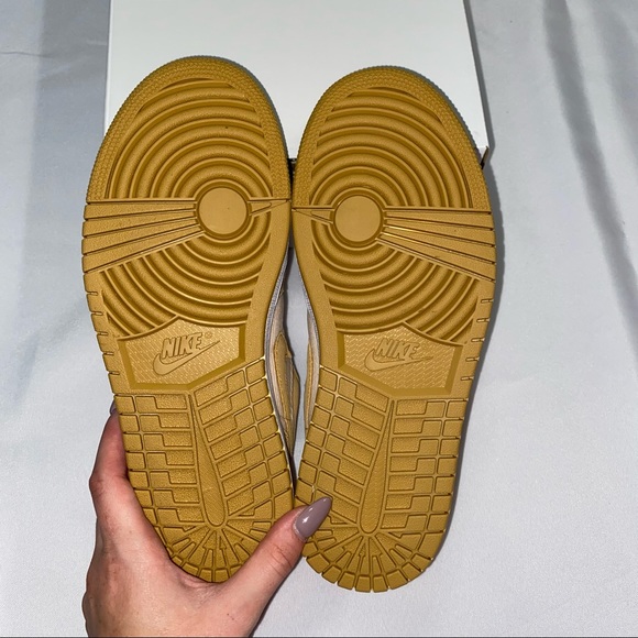 Nike Air Jordan 1 Low Women’s “Twine” Tan New 7 - Picture 4 of 5